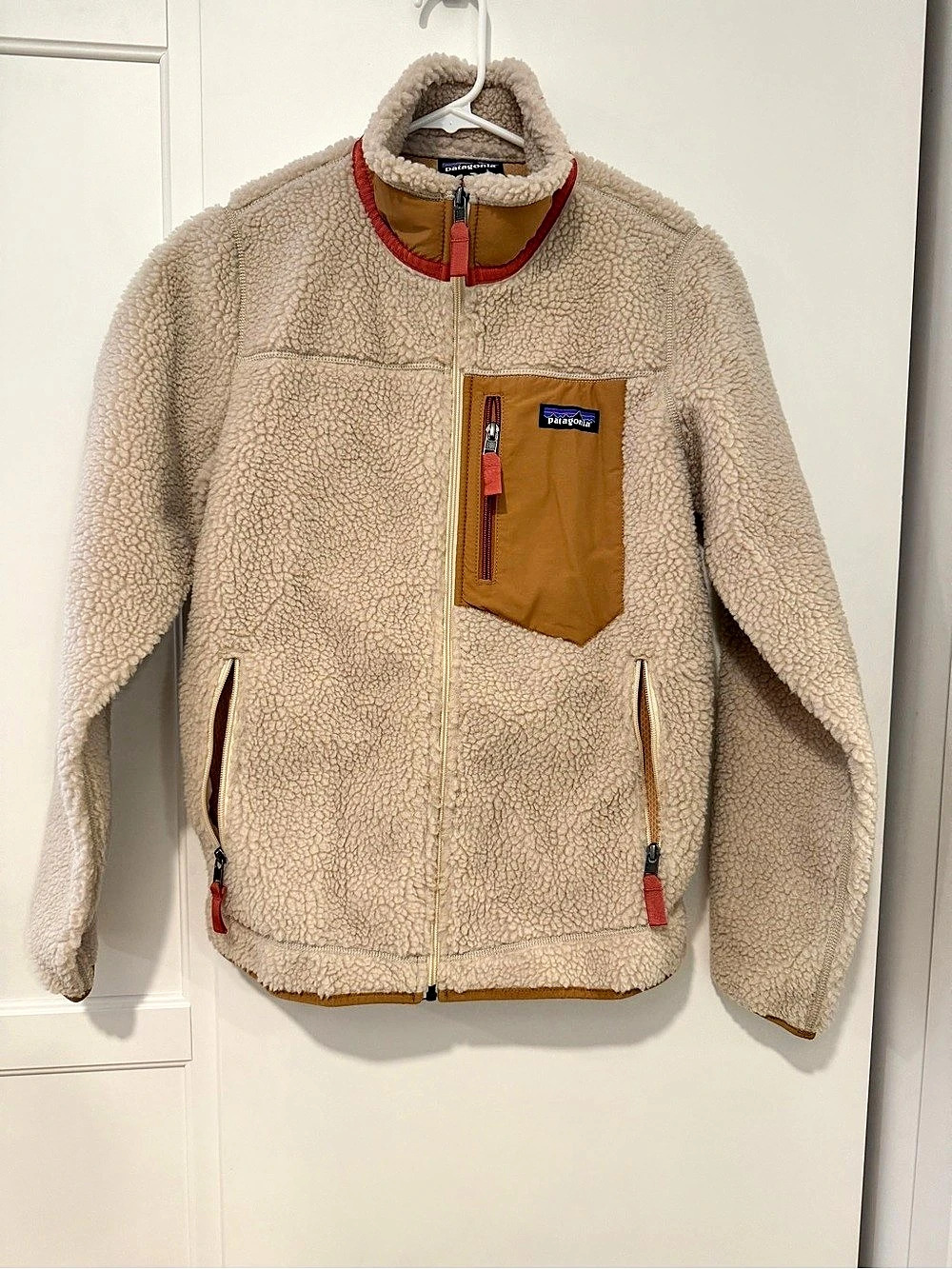Patagonia Women'Small Classic Retro-X Jacket Beige & Brown Size Small